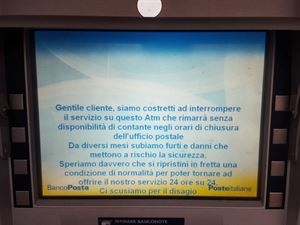 Postamat chiusi: Cisl Poste, ancora nessun piano dell’azienda per la soluzione