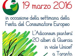 Qualità della vita: Adiconsum pianta 20 alberi a Taranto