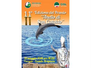 Anello di San Cataldo 2018: Adiconsum e Cisl, lunedì la cerimonia