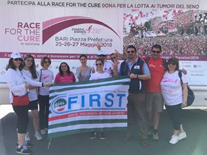 First Cisl Bari partner della ‘Race for the Cure’