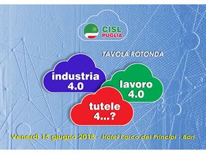 Quattropuntozeroperdavvero: il 15 giugno a Bari tavola rotonda della Cisl Puglia