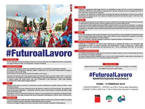 #FuturoalLavoro: il programma delle iniziative unitarie di Cgil Cisl Uil di Brindisi