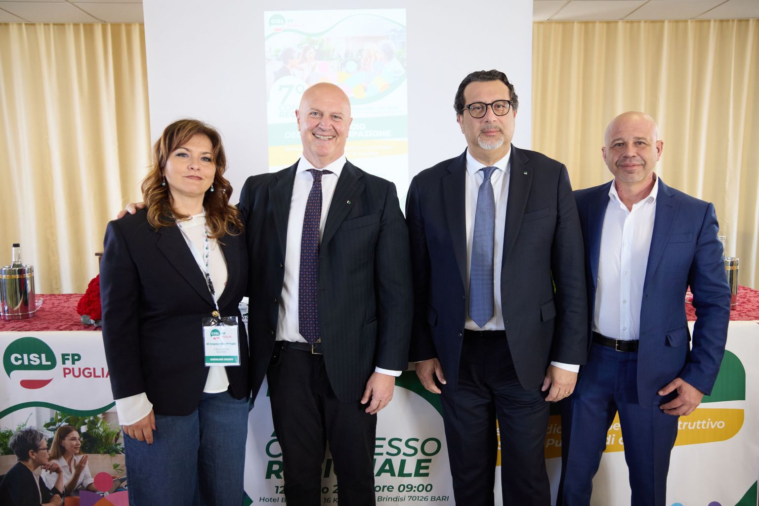 7° Congresso CISL FP Puglia: Aldo Gemma confermato Segretario generale