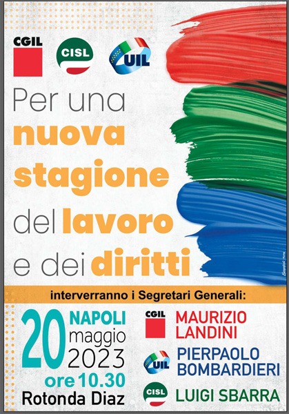 Manifestazione 20 maggio a Napoli: Cisl, 28 bus dalla Puglia per lo sviluppo del Mezzogiorno