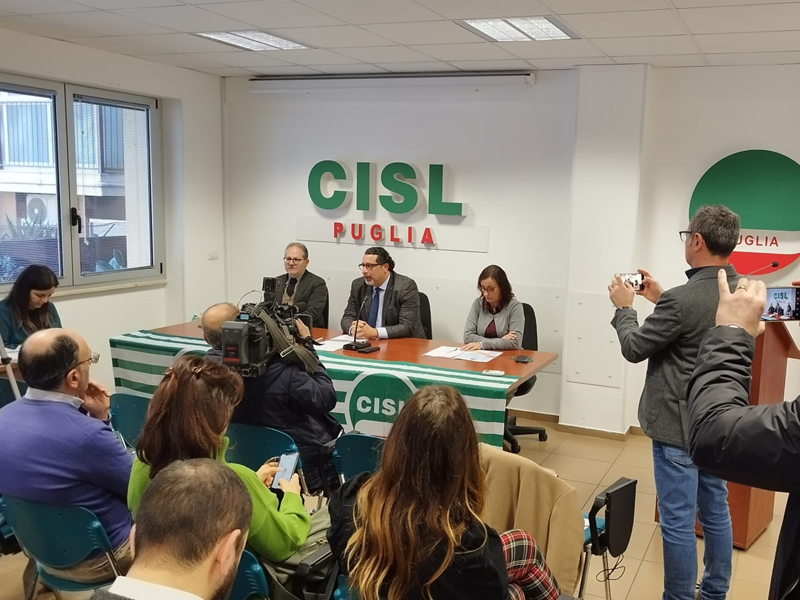 Cisl Puglia, Castellucci: con la concertazione e l’azione propositiva si possono creare sviluppo e lavoro